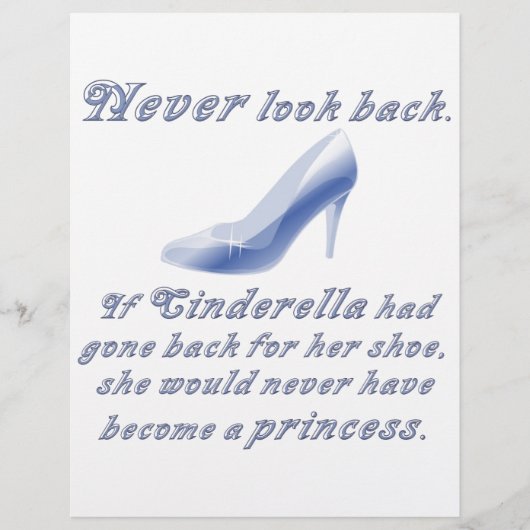Leer van de Schoen van Cinderella Flyer (Voorkant)