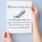 Leer van de Schoen van Cinderella Flyer (Hand)