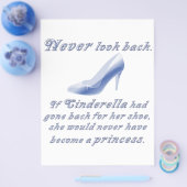 Leer van de Schoen van Cinderella Flyer (Enkel)