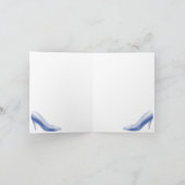 Leer van de Schoen van Cinderella Kaart (Binnen)