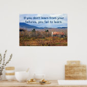 Leer van Fouten Poster (Keuken)