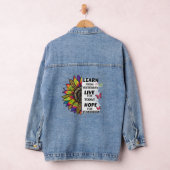 Leer van gisteren motivatie citaten elegant denim jacket (Hangar)