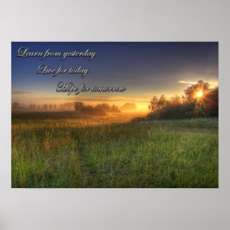 Leer van gisteren...... poster