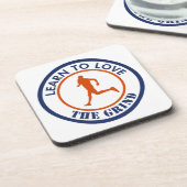 Leer van het kronkelen houden bier onderzetter (Linkerzijde)