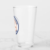 Leer van het kronkelen houden glas (Links)