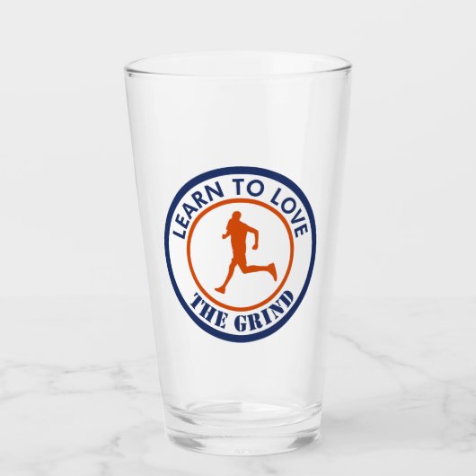 Leer van het kronkelen houden glas (Voorkant)