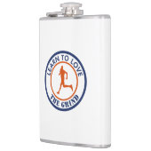 Leer van het kronkelen houden heupfles (Links)