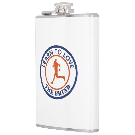 Leer van het kronkelen houden heupfles (Links)