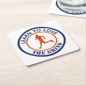 Leer van het kronkelen houden kartonnen onderzetters (Schuin)