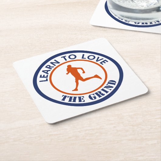 Leer van het kronkelen houden kartonnen onderzetters (Schuin)