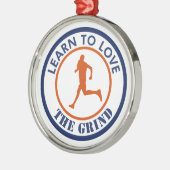 Leer van het kronkelen houden metalen ornament (Links)