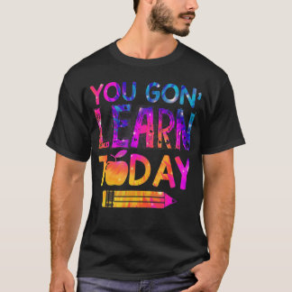 Leer vandaag nog grappige leerkracht die de kleurs t-shirt