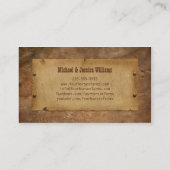 Leer Visitekaartje (Achterkant)