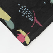 Leer vliegen fleece deken (Hoek)