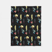 Leer vliegen fleece deken (Voorkant)