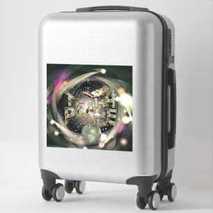 Leer vrede groot sticker