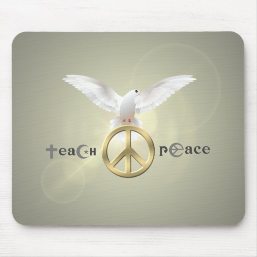 Leer vrede | muismat (Voorkant)