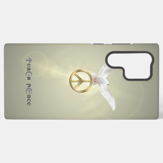 Leer vrede | samsung galaxy hoesje (Achterkant horizontaal)