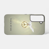 Leer vrede | samsung galaxy hoesje (Achterkant horizontaal)