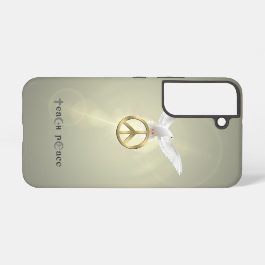 Leer vrede | samsung galaxy hoesje (Achterkant horizontaal)