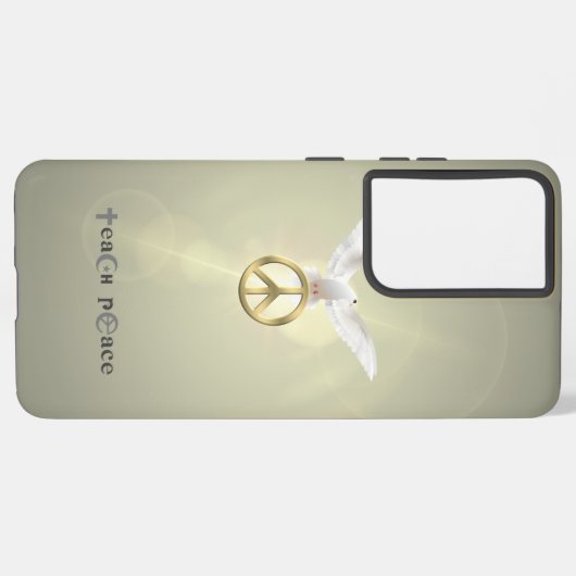 Leer vrede | samsung galaxy hoesje (Linkerkant)