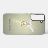 Leer Vrede | Samsung Galaxy Hoesje (Achterkant horizontaal)