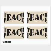 Leer Vrede Sticker (Vel)