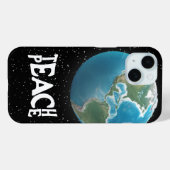 "Leer vrede" Tekst en Planeet Aarde Case-Mate iPhone Case (Achterkant (horizontaal))