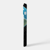 "Leer Vrede" Tekst en Planeet Aarde iPhone 15 Case (Linkerkant)