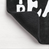 "Leer vrede" tekst met Planet Earth Muismat (Hoek)