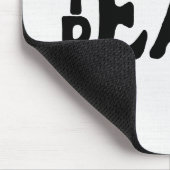 "Leer vrede" tekst op wit Muismat (Hoek)