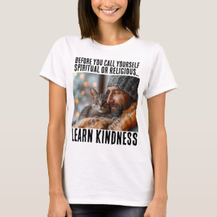 LEER VRIENDELIJKHEID CAT T-shirt T-shirts