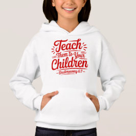 Leer Waarden Kids Hoodie Ontwerp