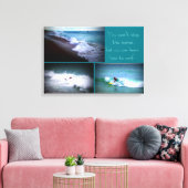 Leer wandophanging Surven Canvas Afdruk (Insitu (Woonkamer))