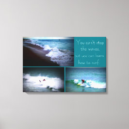 Leer wandophanging Surven Canvas Afdruk