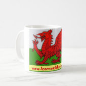 Leer Welsh Podcast Mok (Voorkant links)
