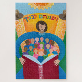 Leer ze goed naar uw kinderen legpuzzel