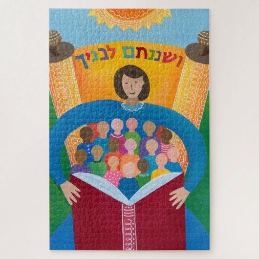 Leer ze goed naar uw kinderen legpuzzel (Verticaal)