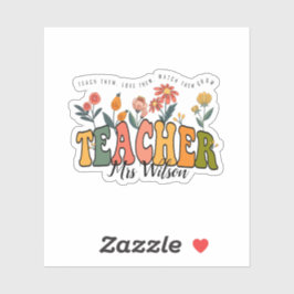Leer ze, hou van ze, kijk toe. Persoonlijke leerkr Sticker