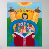 Leer ze met een zachtaardig groot Poster (Voorkant)