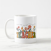 Leer ze van hen houden en zie ze groeien. leraar g koffiemok (Links)