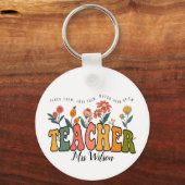 Leer ze van ze houden om te kijken. Gepersonalisee Sleutelhanger (Achterkant)