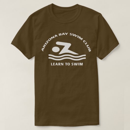 Leer zwemmen Arizona Bay Zwemclub Zomer Mode T-shirt (Design voorkant)