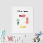 Leeraanwijzingen Kinderen Educatief Poster<br><div class="desc">Help uw kind de basisnavigatie onder de knie te krijgen met het "Educatief Poster van de Kinderen met leerrichtingen". Dit boeiende en kleurrijke poster is voorzien van duidelijke pijlen met de woorden "omhoog", "omlaag", "links" en "rechts". Het leuke ontwerp en de eenvoudige lay-out maken het gemakkelijk voor kinderen om deze...</div>