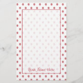 Leerapparaat - Red Apple Pattern Briefpapier (Voorkant)