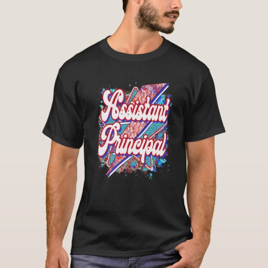Leerassistent hoofdmedewerker Terug naar school T-shirt (Voorkant)