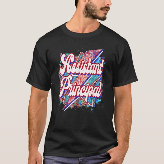 Leerassistent hoofdmedewerker Terug naar school T-shirt (Voorkant)