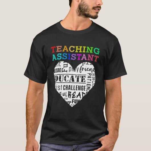 Leerassistent lerarenwaardering t-shirt (Voorkant)