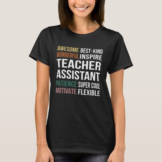 Leerassistent-waardering T-shirt (Voorkant)