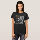 Leerassistent-waardering T-shirt (Voorkant volledig)